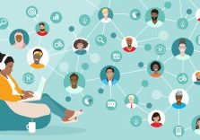 Corporate,Team,Working,Remotely,Online,On,Project.,Young,Woman,,Diverse